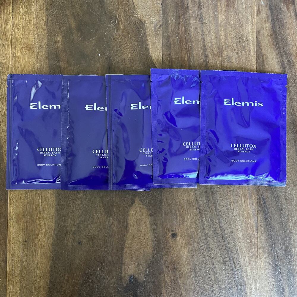 ELEMIS Cellutox Herbal Bath Synergy 5 Packets 1.1oz / 30g each NEW